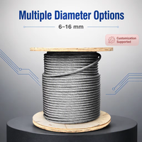 Câble en acier pour ascenseur n° Acier au carbone 70, surface plane, diamètres multiples pour applications de traction et de régulation