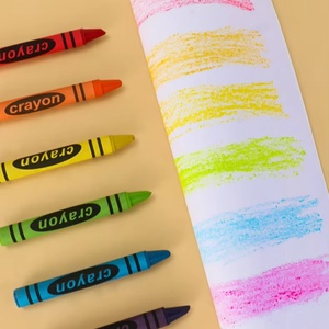 Crayones de Cera Multicolores, Juego de Juguetes Educativos de Dibujo para Niños, No Ensucian las Manos, Lavables, a Base de Agua, Suministros de Arte Unisex, Caja de Colores - Product Image 2