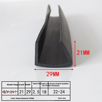 Tira de Protección de Bordes en Forma de U de PVC Multifuncional, Molde Personalizado, Anticolisión, Aislamiento Térmico, Sello para Puerta de Vidrio
