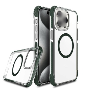 2023 New Echo Wave cộng với trong suốt HD PC 2.0mm backplate với TPE bumper chống sốc chống xước trường hợp điện thoại cho iphone15 Pro - Product Image 5