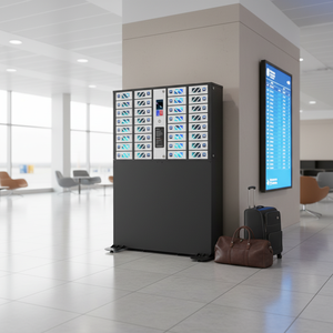 Estación de Carga Rápida para Teléfonos Móviles Y2 Power GIA de 32 Compartimentos, Multi-idioma, <span class=keywords><strong>con</strong></span> Soporte de Pie Completo, Puede Montarse en la Pared - Product Image 1