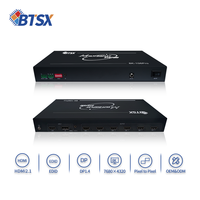 Boîtier de fusion 6 canaux 4K avec FPGA 28 nm, faible latence entièrement matérielle, cascade parallèle multi-unités pour système de projection et de fusion