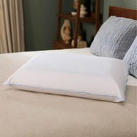 Oreiller en mousse à mémoire de forme avec gel rafraîchissant, certifié CertiPUR US, oreiller de lit d'hôtel, soutien moyen, broderie personnalisée, garantie 5 ans, 200TC
