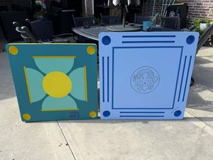Tapis de jeu de mahjong et de dominos pliable et portable en caoutchouc, moderne et personnalisé, pour bord de piscine, écologique et durable, résistant à l'eau - Product Image 6