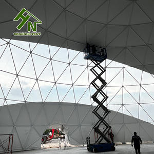 خيام كبيرة بيضاء + شفافة للعرض التجاري مقاومة للماء خيمة قبة مستديرة جيوديسية كبيرة خيمة دائرة زراعية ساخنة - Product Image 4