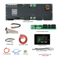 Jikong Smart JK-PB2A16S20P V19 avec écran tactile 4,3 pouces 100A 150A 200A 300A JK BMS 16S 200A BMS 48V Lifepo4 Équilibreur Actif Pace