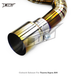 Système d'échappement BSK Gold Titanium Valvetronic Catback pour Toyota SUPRA A90/A91 MK4/MK5 3.0T 2019-2024 avec contrôle dynamique du son - Product Image 5
