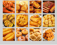 Friteuse industrielle continue 500 kg/h en acier inoxydable 304 pour frites, type continu pour la friture de snacks