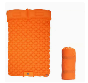 Matelas pneumatique double auto-gonflable avec pompe à pied, portable, pour camping en plein air, tapis de couchage pour tente, ultraléger, imperméable, pliable - Product Image 5
