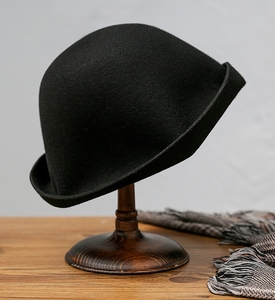 A121102 Unisex Phong Cách 100% Len Cảm Thấy <span class=keywords><strong>Hat</strong></span> Vantage Xô <span class=keywords><strong>Hat</strong></span> Đơn Giản Và Linh Hoạt Phong Cách Ngư Dân <span class=keywords><strong>Hat</strong></span> - Product Image 5