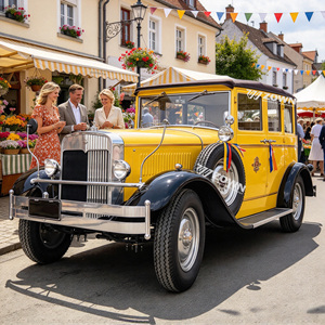 Siège en cuir confortable pour voiture électrique classique rétro, fourni directement par l'usine ZOWN, idéal pour les attractions touristiques - Product Image 1