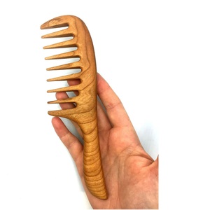 Direct Factory Supply Anti Static Wooden Comb Smooth Hair Tool for <b>Tangle</b> Free and Healthy Hair Available At Best Market Price - Product Image 3