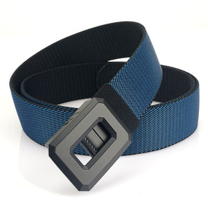 하이 퀄리티 도매 프레스 회전 버클 나일론 스트레치 벨트 전술 남성 웹 전술 벨트 - Product Image 2