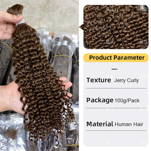 Peluca de Cabello Humano Vietnamita <span class=keywords><strong>Jerry</strong></span> Curly, Sin Encaje, Completa, Tejida a Mano, Puede Permanecer y Teñirse - Product Image 2