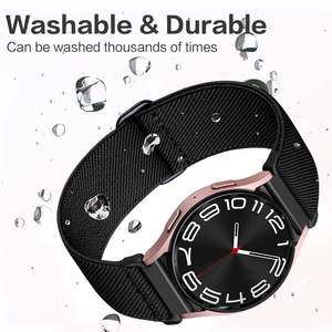 Nueva Correa de Reloj de Nailon Ajustable Personalizada de 22 mm para Relojes Inteligentes Samsung Galaxy, Huawei y Xiaomi - Product Image 4