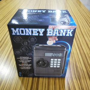 Hucha Digital Electrónica Personalizada para Niños, Máquina <span class=keywords><strong>de</strong></span> Juguete Tipo Cajero Automático para Contar Monedas y Ahorrar Dinero - Product Image 6