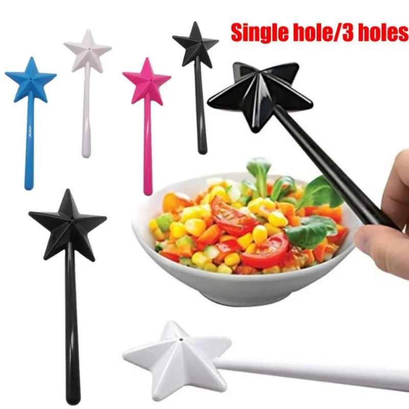 Set Di 4 Bacchette Magiche Per Sale E Pepe - Shaker A Forma Di Stella, Per Cucina Divertente E Creativa - Foto 5