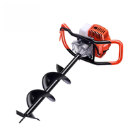 Miniexcavadora Manual de 52 cc para Plantar Árboles, Perforadora de Tierra a Gasolina en Venta