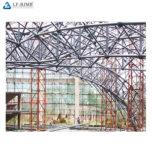 Prefabricados de acero grandes Estructura de celosía de acero gimnasio Tennise Tribunal Termal aislamiento estructura de techo - Product Image 3