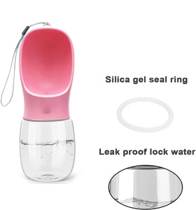 Bouteille d'eau portable en plastique pour chien, certifiée BSCI, 300ml-550ml, pour usage intérieur/extérieur, colorée, vente en gros fabricant - Product Image 2