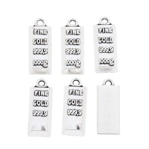 Barra <span class=keywords><strong>de</strong></span> <span class=keywords><strong>Oro</strong></span> Fino, Lingote <span class=keywords><strong>de</strong></span> Aleación <span class=keywords><strong>de</strong></span> Zinc Plateado Antiguo, para Regalos <span class=keywords><strong>de</strong></span> Jubilación para Banqueros - Product Image 2