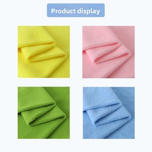 Tessuto in pile di poliestere lavorato a maglia, adatto per abbigliamento, tappetini per animali domestici, 330g/m, elevata rigidità, particelle piccole, facile da pulire - Product Image 5