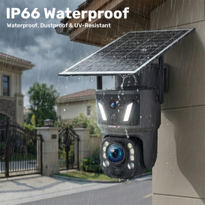 Caméra solaire LS VISION 3K 50X zoom optique double objectif 6MP 4G carte SIM PTZ surveillance WIFI sécurité extérieure suivi humanoïde - Product Image 6
