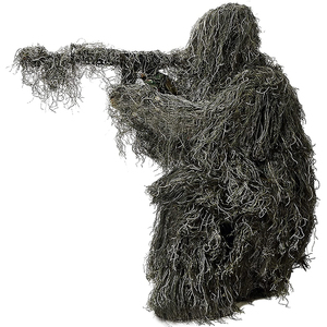 Durable Forest Product Mesh Lining green camo Ghillie Suit For Hunting