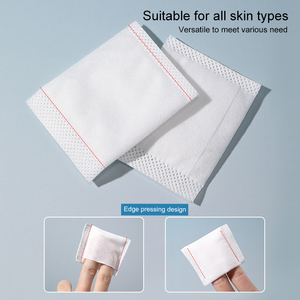 LMLTOP 80 pièces de <span class=keywords><strong>coton</strong></span> démaquillant carré écologique personnalisé, <span class=keywords><strong>coton</strong></span> cosmétique pur à faire soi-même avec insert pour les doigts SY591 - Product Image 5