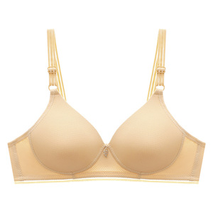 All'ingrosso <span class=keywords><strong>reggiseno</strong></span> donna a buon mercato tinta unita sottile traspirante biancheria intima estiva <span class=keywords><strong>senza</strong></span> anello in acciaio comodo <span class=keywords><strong>reggiseno</strong></span> quotidiano - Product Image 4