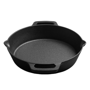 Olla <span class=keywords><strong>de</strong></span> Hierro Fundido para Cocina <span class=keywords><strong>de</strong></span> <span class=keywords><strong>Camping</strong></span>, Apta para Horno, 26cm 30cm, Sartenes <span class=keywords><strong>de</strong></span> Hierro Fundido, Sartén para Paella - Product Image 1