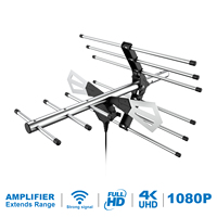 FULL HD ISDB-T digital tdt televisión digital al aire libre antena fabricación vhf uhf antena yagi