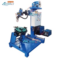Manipulador de soldadura TIG automático con plato giratorio de posicionamiento, orificio pasante de 170 mm, carrera de 600 mm, para soldadura de costura circular de bridas de tuberías