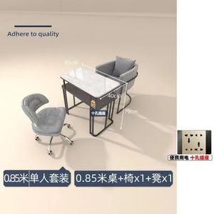 Bureau multifonctionnel pour nail art, table de manucure moderne avec rangement pour salon et usage domestique - Product Image 2