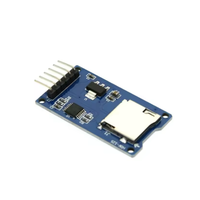 Kartu Micro SD & SDHC (Kartu Kecepatan Tinggi) Modul Pembaca Kartu Mini TF Adaptor Antarmuka SPI dengan Chip Konverter Level Micro SD
