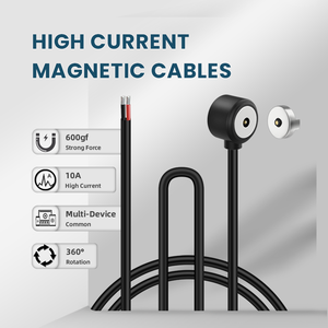 परिपत्र भारी वर्तमान 2पिन पुरुष महिला मजबूत चुंबकीय बल 12 वी 10 ए प्लग-इन इंटरफ़ेस चार्जिंग कनेक्टर चुंबकीय - Product Image 5