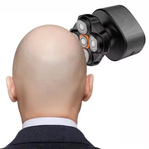 Rasoir Électrique Rotatif 5-en-1 Étanche IPX7, Lame Magnétique Rechargeable Sans Fil, Tondeuse Corporelle pour Crâne et Zones Intimes - Product Image 6