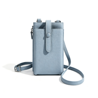 Petit sac à bandoulière pour téléphone portable en cuir PU pour femmes, mini sac à main pour téléphone portable avec sangle réglable, logo personnalisé, portefeuille à bandoulière pour téléphone portable