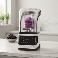 Blender silencieux commercial pour boissons glacées et broyage de glace