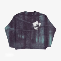 Suéter Personalizado para Mujer, Suéter de Otoño e Invierno, Suéter Holgado de Punto para Hombre y Mujer