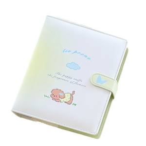 <span class=keywords><strong>Album</strong></span> <span class=keywords><strong>photo</strong></span> A5 large avec reliure PU motif <span class=keywords><strong>chien</strong></span> de dessin animé mignon, 6 anneaux, pour cartes d'idols de 3 pouces, fermeture magnétique, carnet de croquis et planificateur - Product Image 5