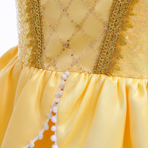 FSMKTZ Robe de princesse enchanteresse pour filles Cosplay <span class=keywords><strong>La</strong></span> <span class=keywords><strong>Belle</strong></span> <span class=keywords><strong>et</strong></span> <span class=keywords><strong>la</strong></span> <span class=keywords><strong>Bête</strong></span> Costume Robe de performance en tulle - Product Image 4