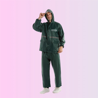 Ensemble imperméable de camping en plein air de style campagnard universel XXL, veste et pantalon, polyester durable, best-seller