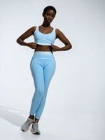 Ensemble de yoga 2 pièces en coton pour femme, avec logo personnalisé, leggings taille haute effet push-up et brassière de sport, vêtements de sport et de yoga, OEM