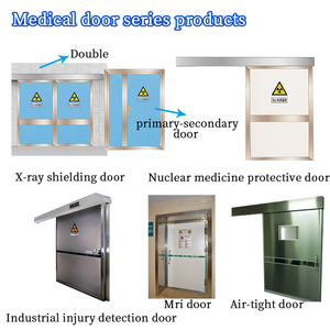 Venta caliente X Ray Hospital CT Habitación Personalización Desigual Hoja Puerta Protección contra radiación Puerta de plomo - Product Image 3