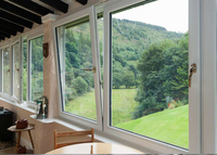 Fenêtre coulissante à double vitrage insonorisée et isolante pour hôtel et cuisine, fenêtre coulissante en aluminium