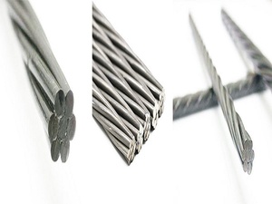 1x7 EHS 1/ 4 'cáp thép mạ kẽm ở lại dây <span class=keywords><strong>Guy</strong></span> dây ASTM A475 sợi thép - Product Image 3