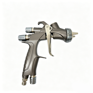 Pistolet à air comprimé WS500 LVLP 600 ml en aluminium, buse de 1,3 mm, alimentation par gravité, aérographe, outil pneumatique, pulvérisateur de <span class=keywords><strong>vernis</strong></span> et de peinture - Product Image 4
