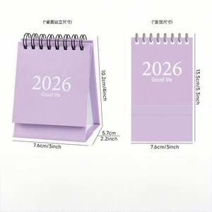 Calendrier mural personnalisé 2025-2026 en gros, agenda annuel avec photo, planificateur de vacances pour l'école, le bureau, cadeaux promotionnels - Product Image 3