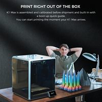 Impresora 3D Creality K1 Max, Gran Venta, con 1 Año de Garantía, Impresora 3D FDM Rápida con IA, 300*300*300mm